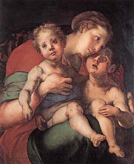 Jacopo Pontormo Madonna and Child with the Young St John